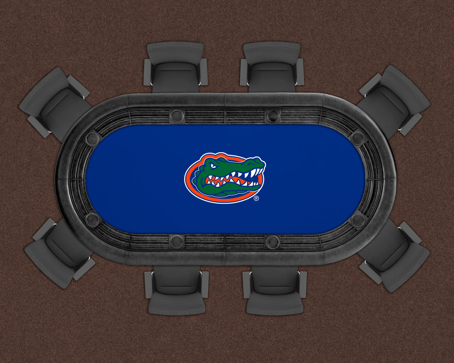 Florida Gators Custom Poker Table Replacement Felt LIFESTYLE