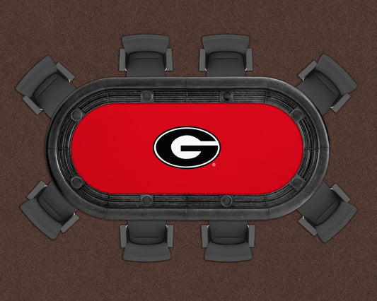 Georgia Bulldogs Custom Poker Table Replacement Felt LIFESTYLE