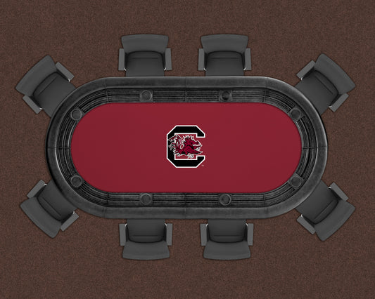 South Carolina Gamecocks Custom Poker Table Replacement Felt LIFESTYLE