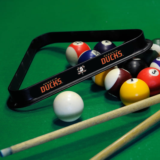 Anaheim Ducks NHL 8-ball triangle rack - lifestyle photo