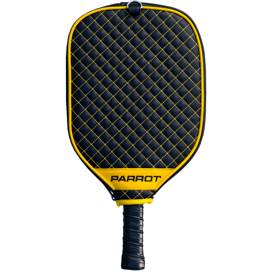 Boston Bruins quilted pickleball paddle cover back view