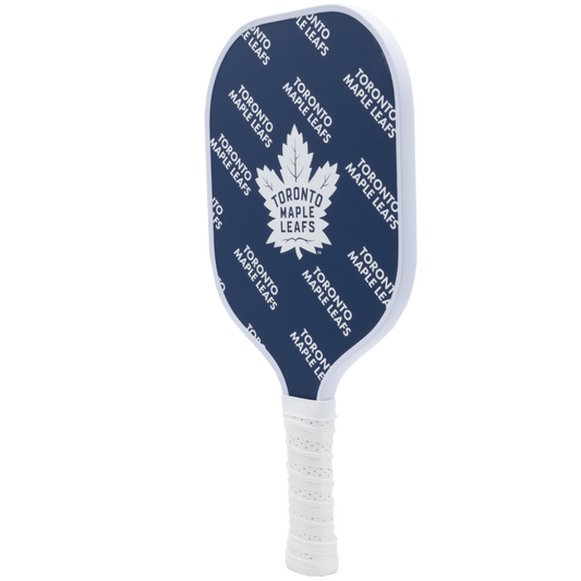 Toronto Maple Leafs pickleball paddle back view