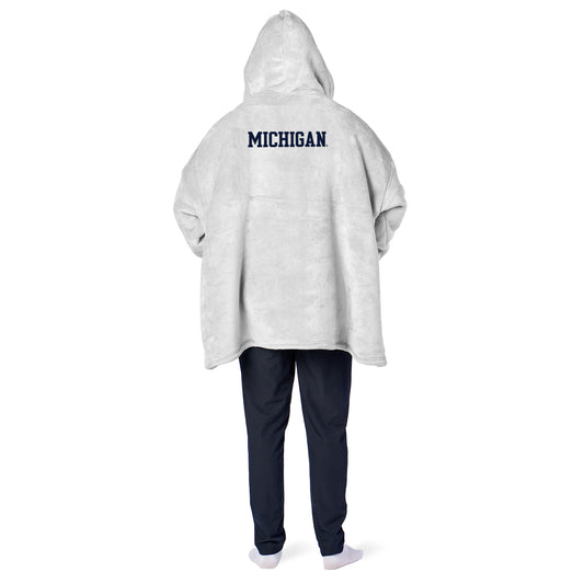 Michigan Wolverines fleece hoody back