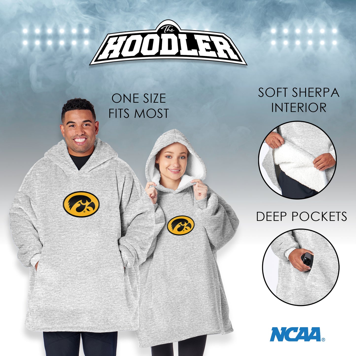 sherpa hoodie dimensions