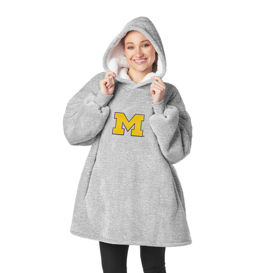Michigan Wolverines Sherpa Fleece hoody back