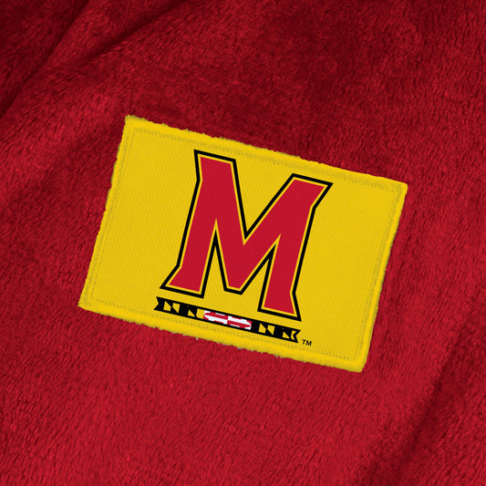 Maryland Terrapins team color bathrobe patch