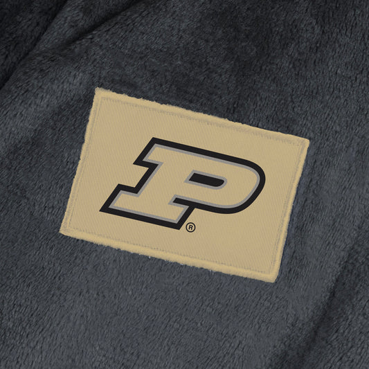 Purdue Boilermakers team color bathrobe patch