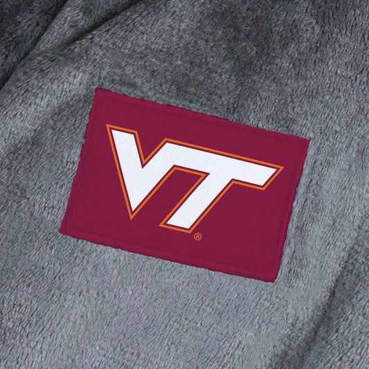 Virginia Tech Hokies team color bathrobe patch