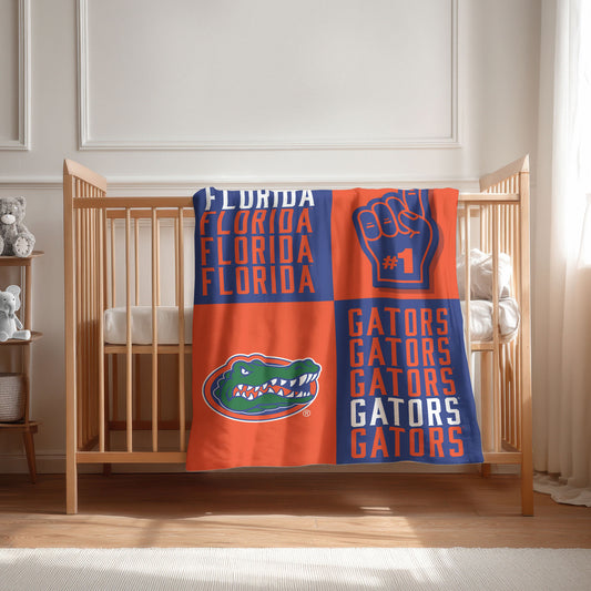 Florida Gators Swaddle Blanket Lifestyle