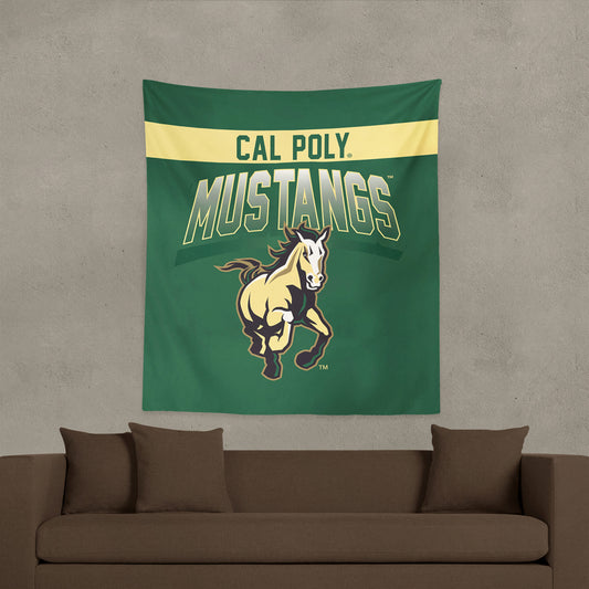 Cal Poly Mustangs bevel wall hanging Lifestyle