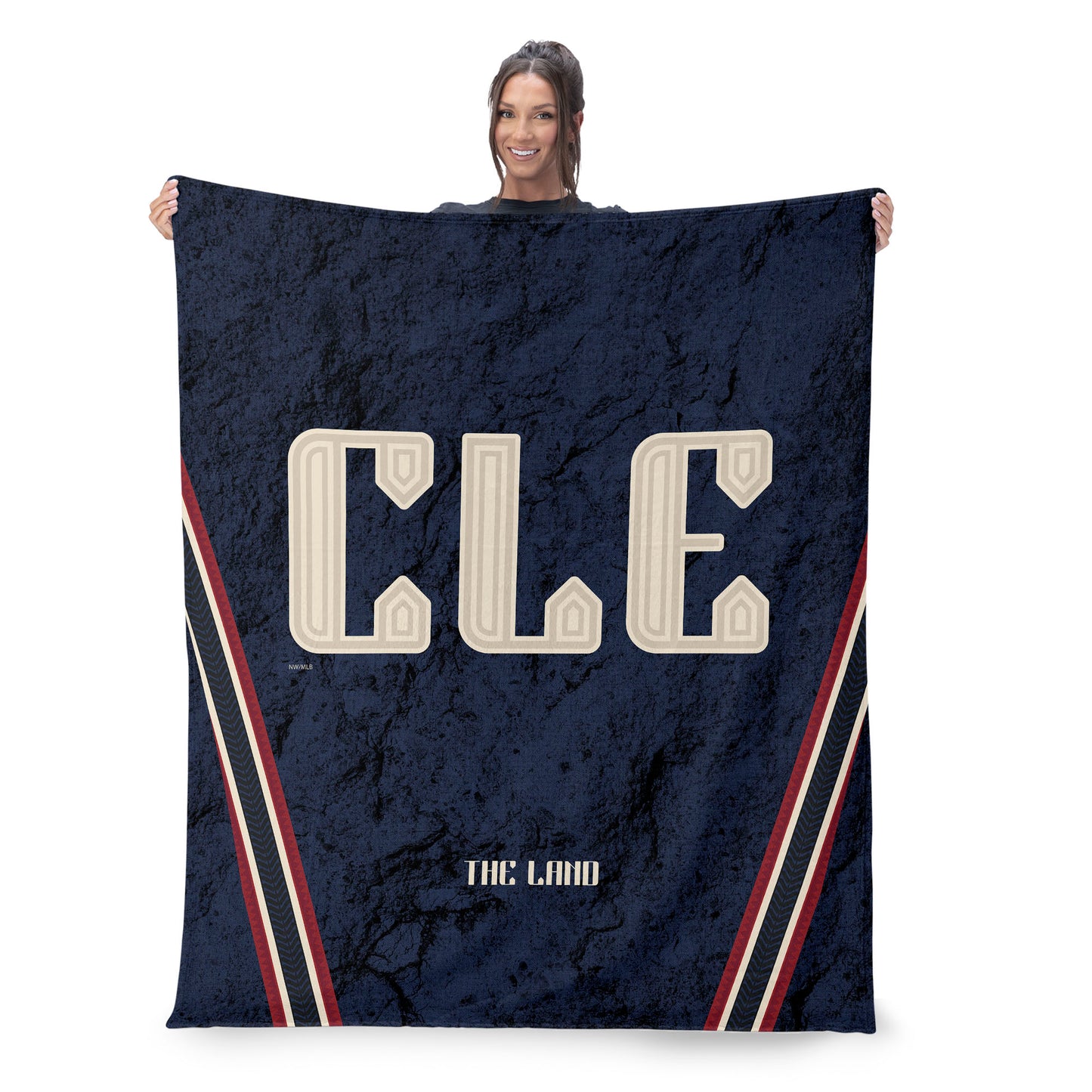 Cleveland Guardians CITY CONNECT silk touch throw blanket lifestyle