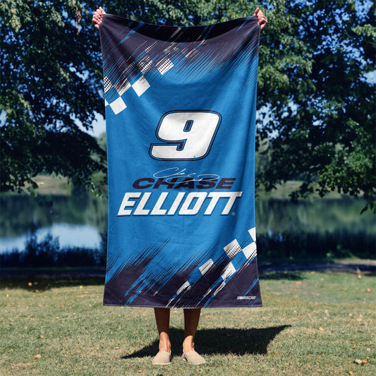 NASCAR Chase Elliot Beach Towel Lifestyle