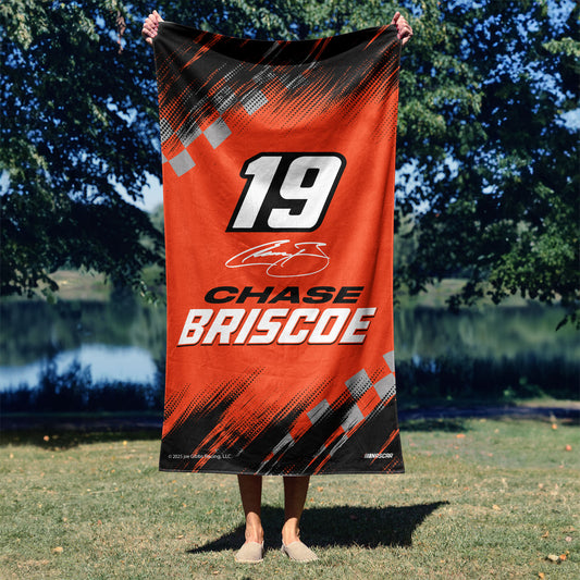 NASCAR Chase Briscoe Beach Towel Lifestyle