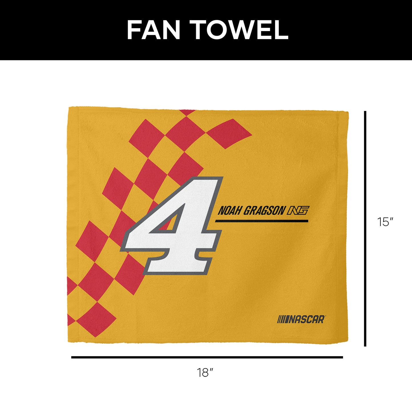 NASCAR Noah Gragson Fan Towel set dimensions