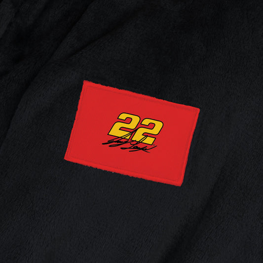 Joey Logano silk touch bathrobe logo patch