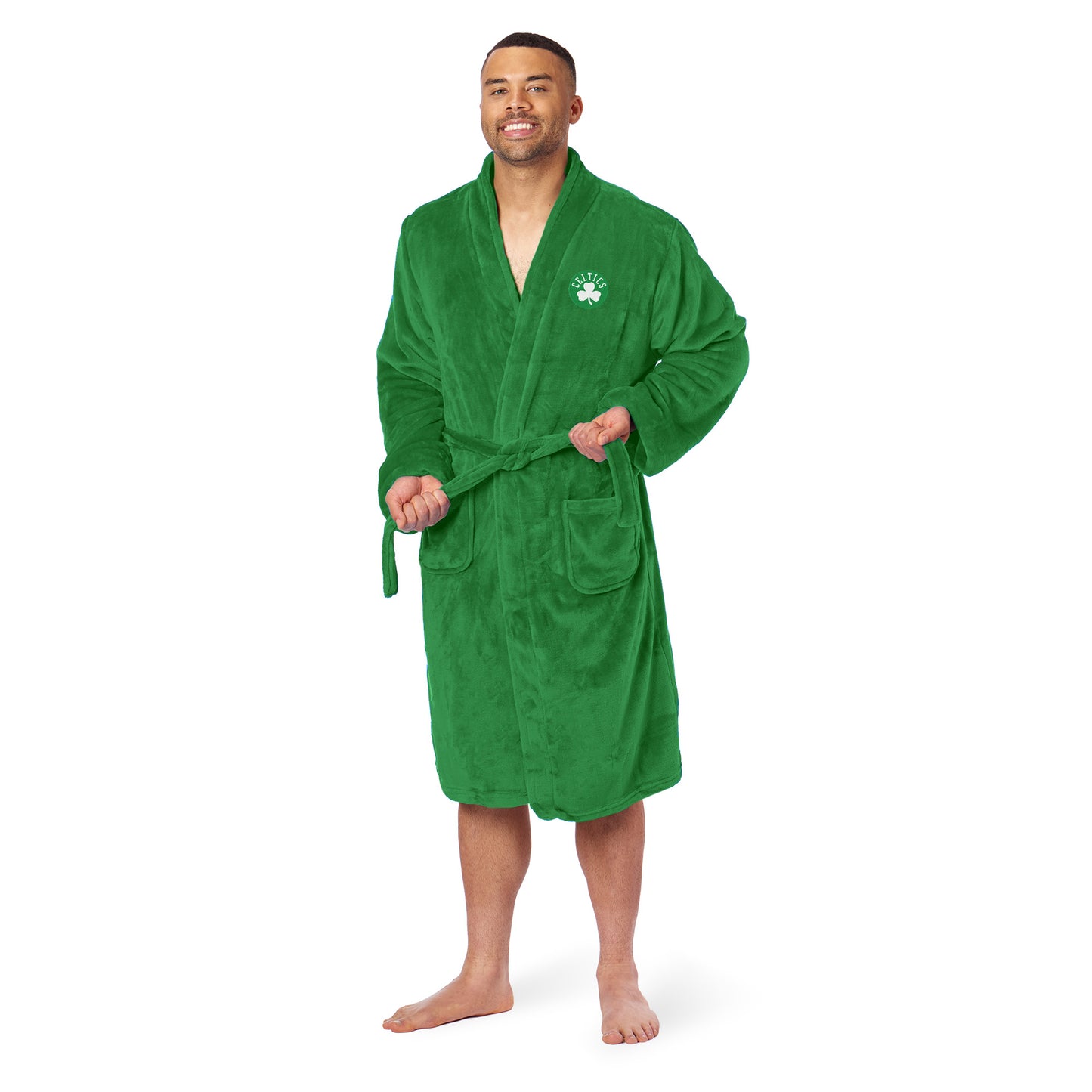 Boston Celtics silk touch bathrobe