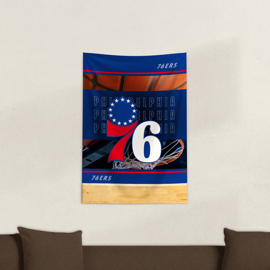 Philadelphia 76ers Wall Hanging Tapestry Lifestyle