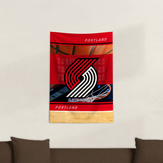Portland Trail Blazers Wall Hanging Tapestry Lifestyle