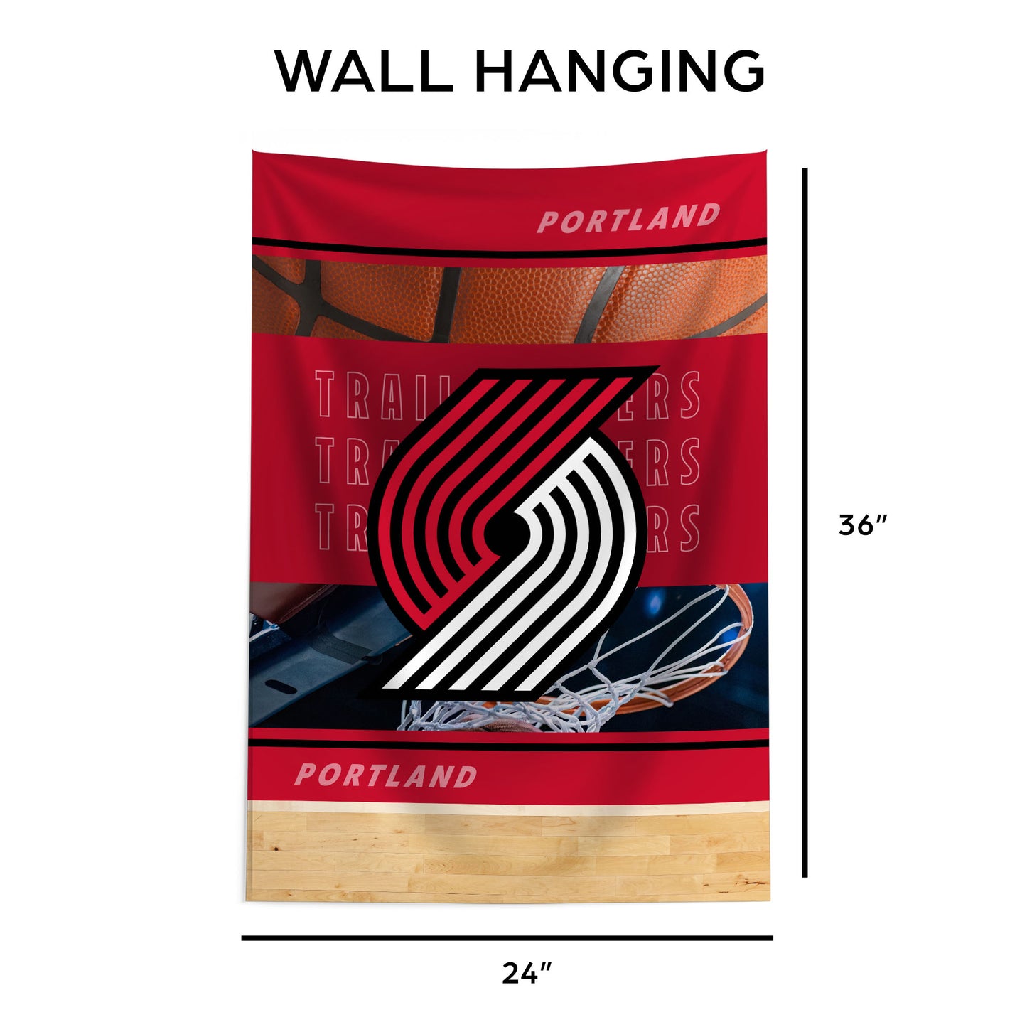 Portland Trail Blazers Wall Hanging Tapestry Dimensions