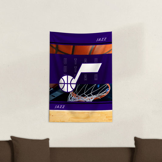 Utah Jazz Wall Hanging Tapestry Lifestyle