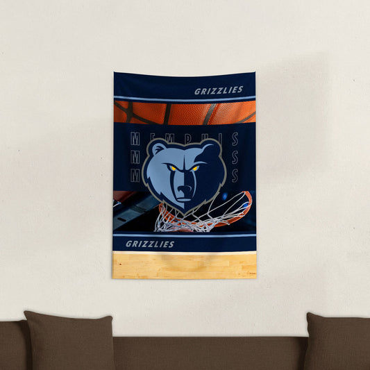 Memphis Grizzlies Wall Hanging Tapestry Lifestyle
