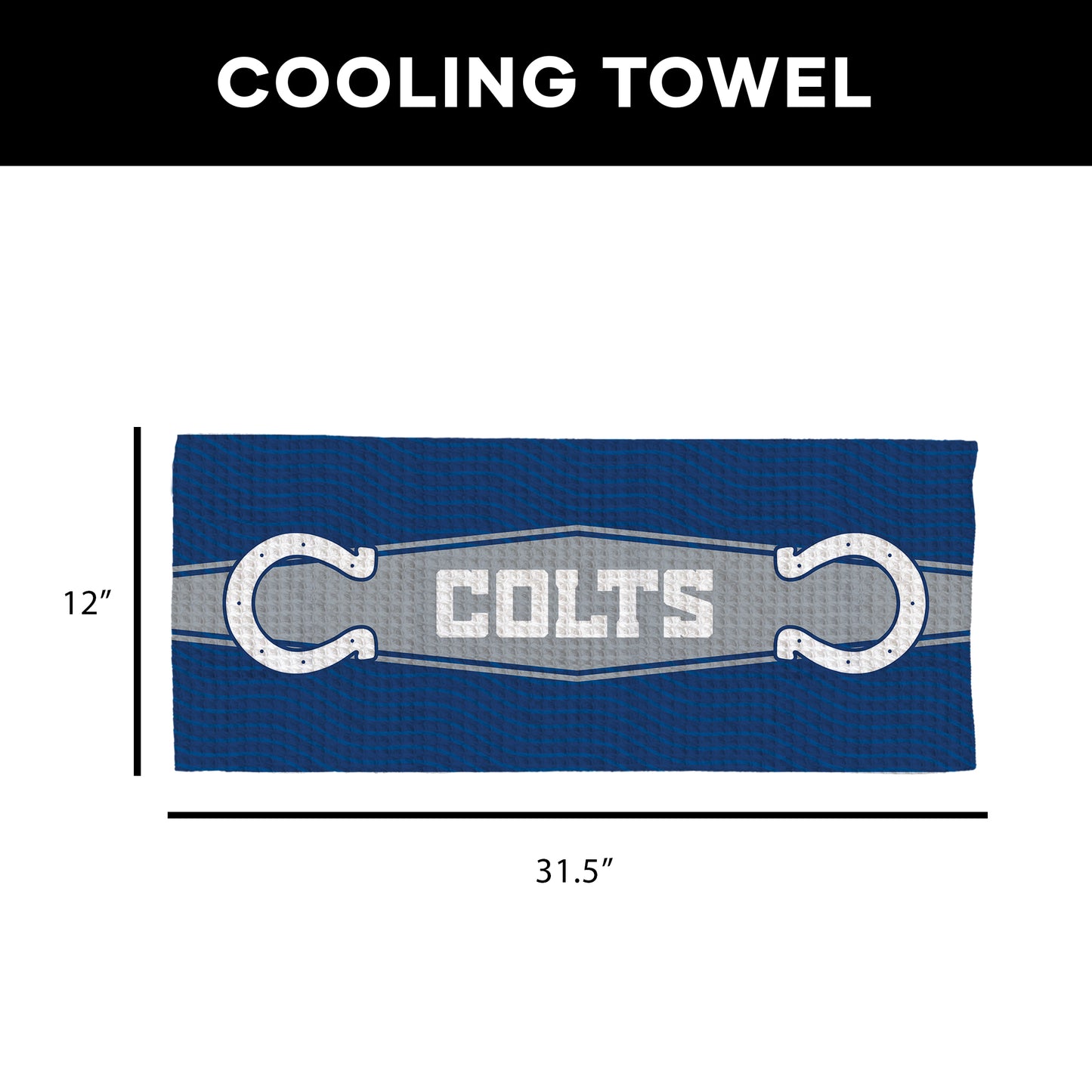 Indianapolis Colts Sweat Absorbing Towel Dimensions