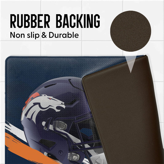 Denver Broncos embossed floor mat
