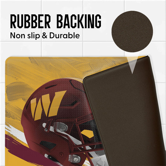 Washington Commanders embossed floor mat