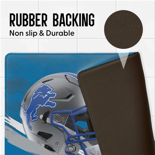 Detroit Lions embossed floor mat