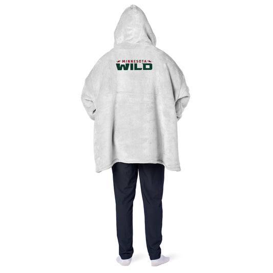 Minnesota Wild fleece hoody back