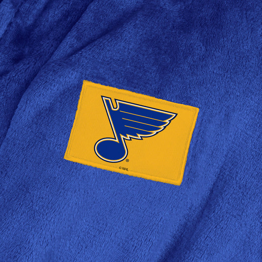 St. Louis Blues Womens SHERPA bathrobe patch
