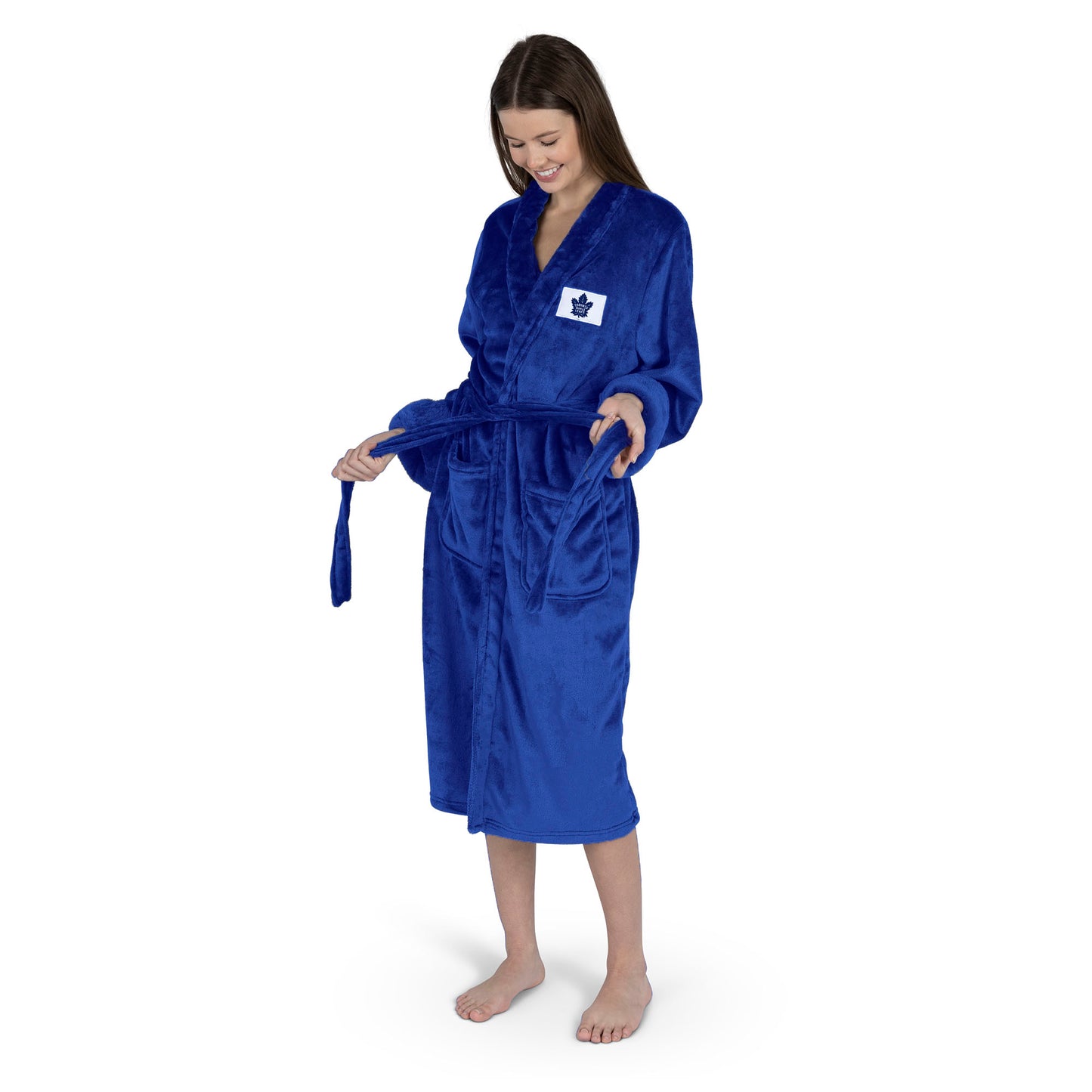 Toronto Maple Leafs Womens SHERPA bathrobe