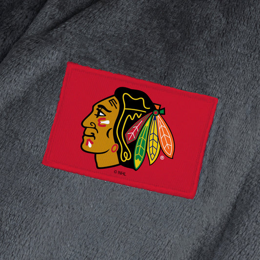 Chicago Blackhawks team color bathrobe patch