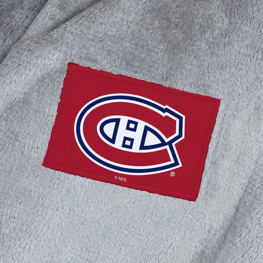 Montreal Canadiens team color bathrobe patch