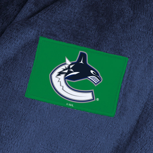 Vancouver Canucks team color bathrobe patch