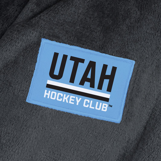 Utah Hockey Club team color bathrobe patch