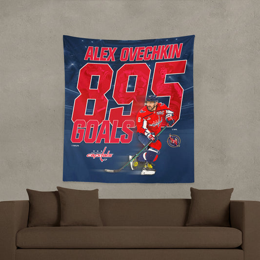 Washington Capitals Alex Ovechkin 895 GOALS Banner