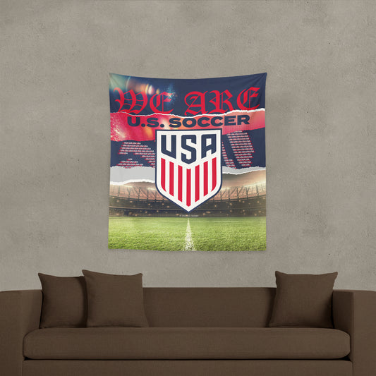 US Soccer Premium Wall Hanging lifestyle