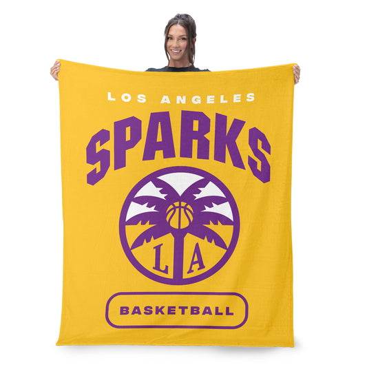 Los Angeles Sparks large silk touch throw blanket