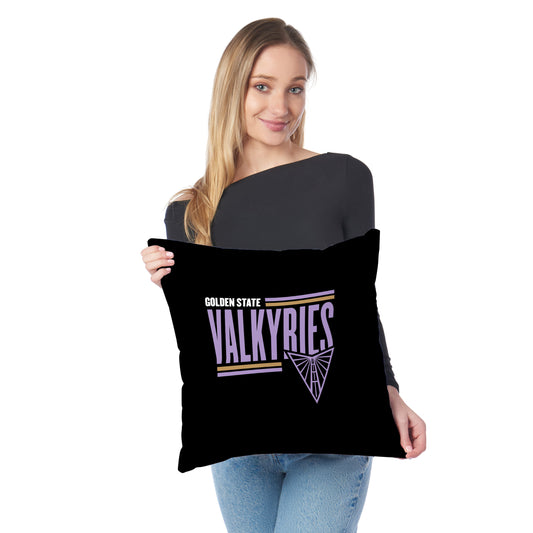 Golden State Valkyries WNBA Throw Pillow Lifestyle