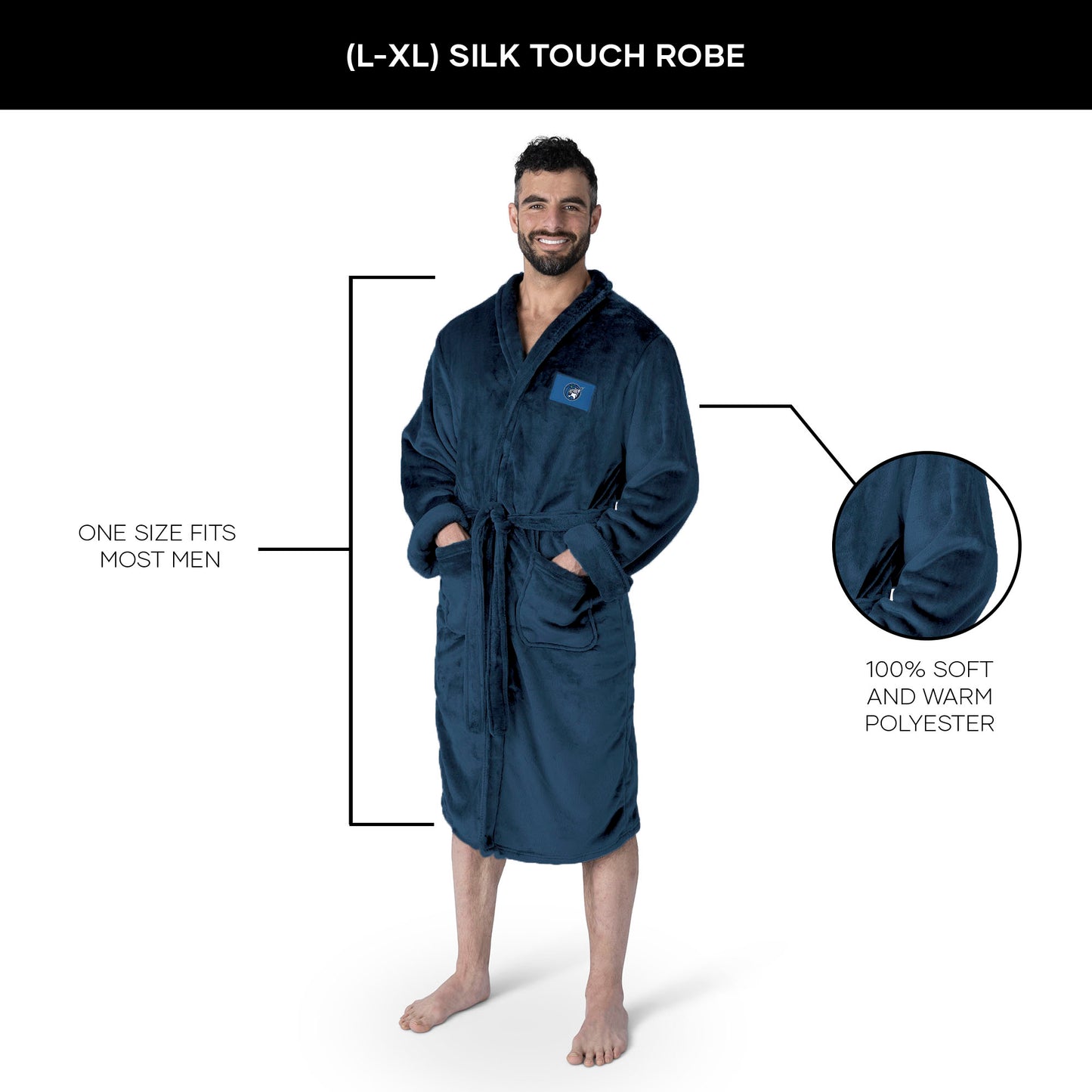 Minnesota Lynx silk touch Team Color men bathrobe