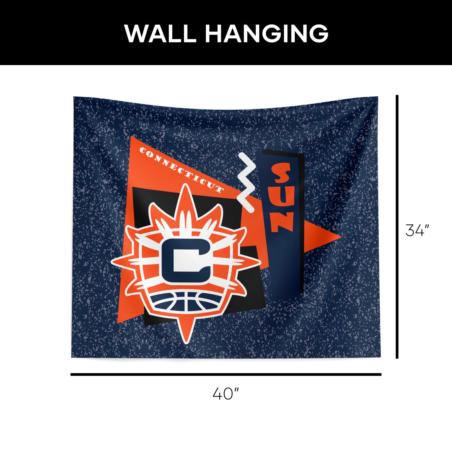 Connecticut Sun Premium Wall Hanging Dimensions