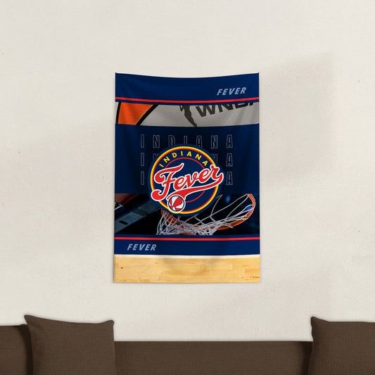 Indiana Fever Wall Hanging Tapestry Lifestyle