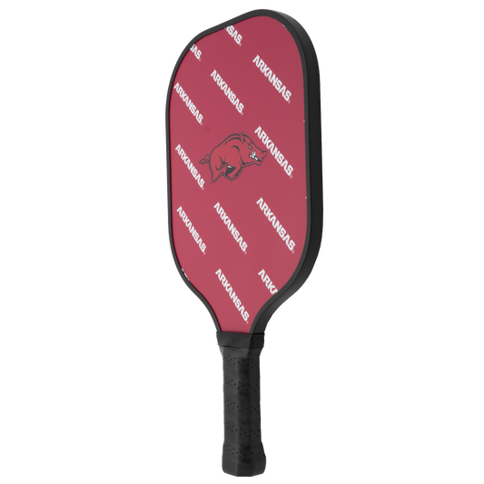 Arkansas Razorbacks pickleball paddle back view
