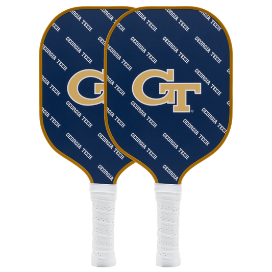 Georgia Tech Yellow Jackets pickleball paddle set