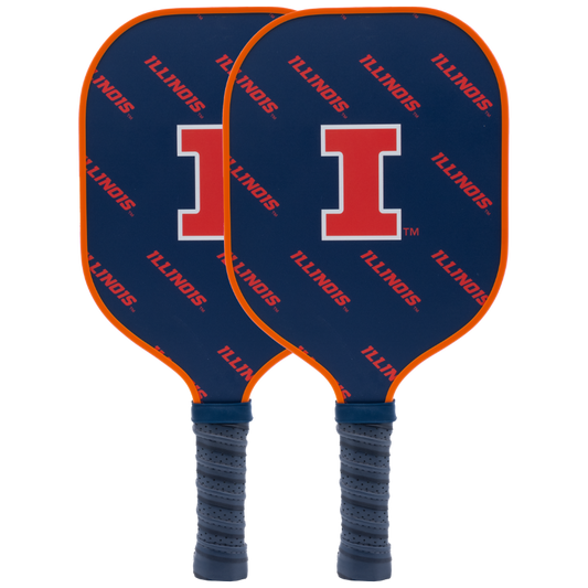 Illinois Fighting Illini pickleball paddle set