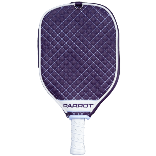 Kansas State Wildcats quilted pickleball paddle cover back view