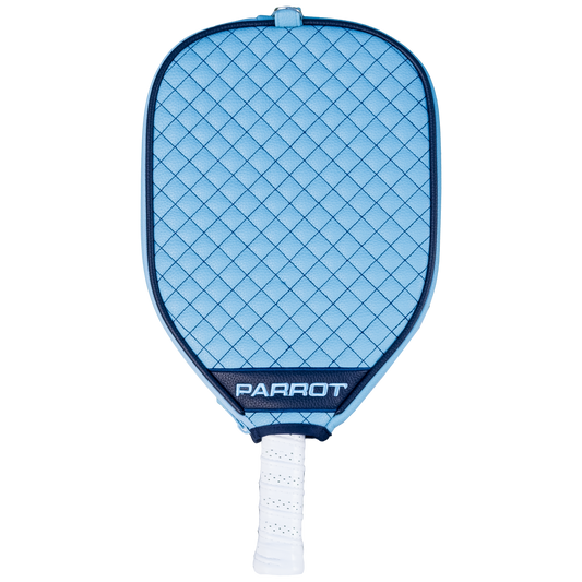 North Carolina Tar Heels quilted pickleball paddle cover back view