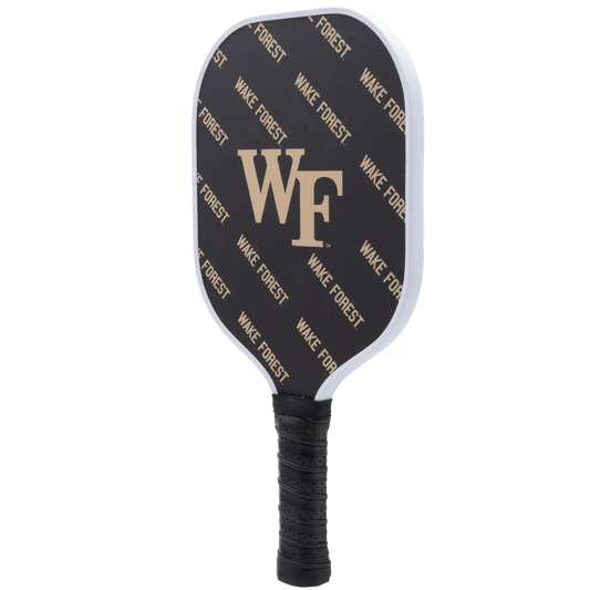 Wake Forest Demon Deacons pickleball paddle back view