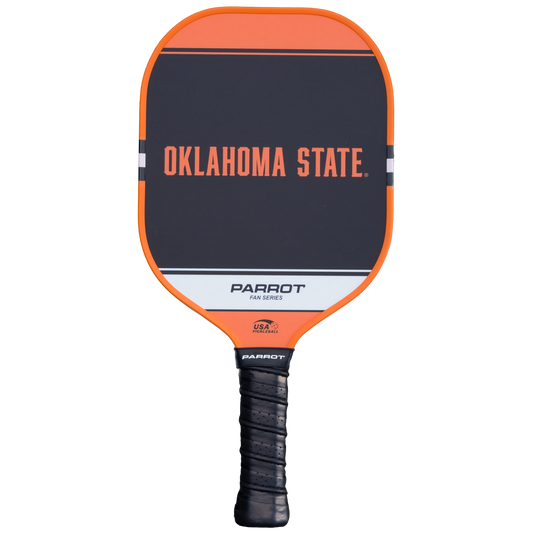 Oklahoma State Cowboys Sport Plus pickleball paddle back view